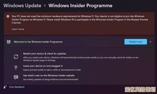 Win11升级遇阻？手把手教你突破限制轻松更新！