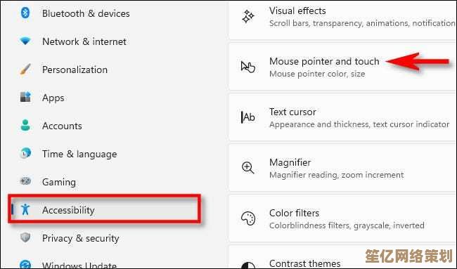 如何在Windows 11系统中个性化设置鼠标指针的显示大小