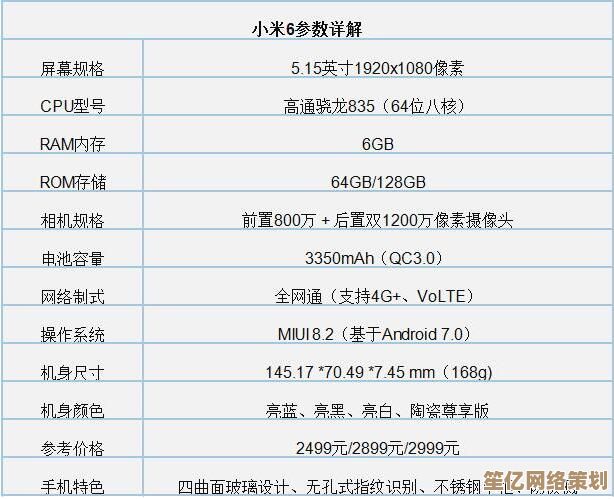 深度剖析小米6手机的官方配置参数与功能亮点