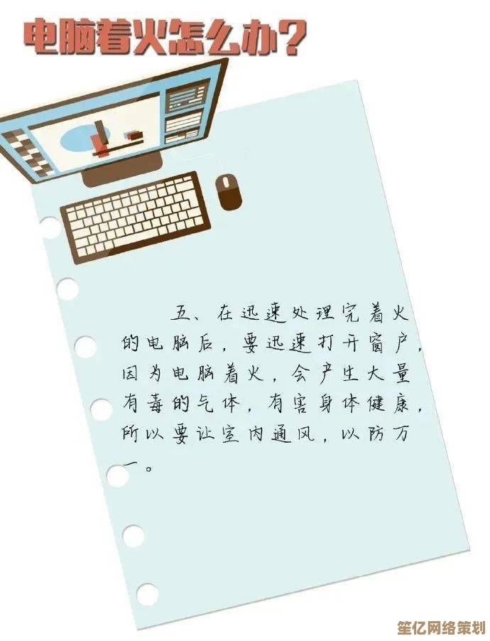 遭遇电脑起火紧急情况时的正确应对策略与自救方法