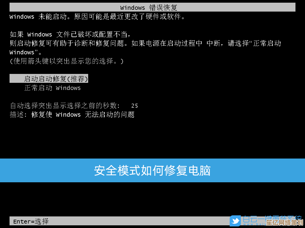 详解电脑安全模式的多种进入方法与实用技巧
