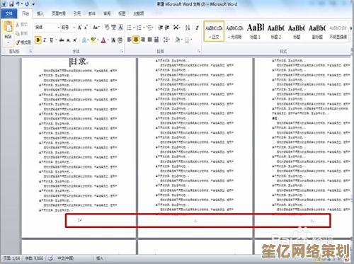 详解Word2010页码自定义与格式调整方法