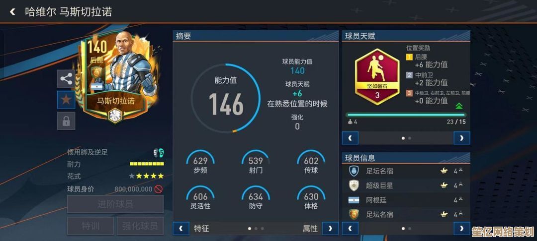 FC足球世界2025后腰天花板：马斯切拉诺使用技巧与阵容搭配