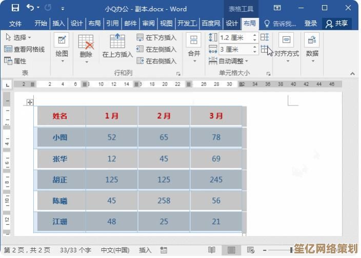 小鱼教您轻松掌握Word表格制作技巧，提升文档整理效率