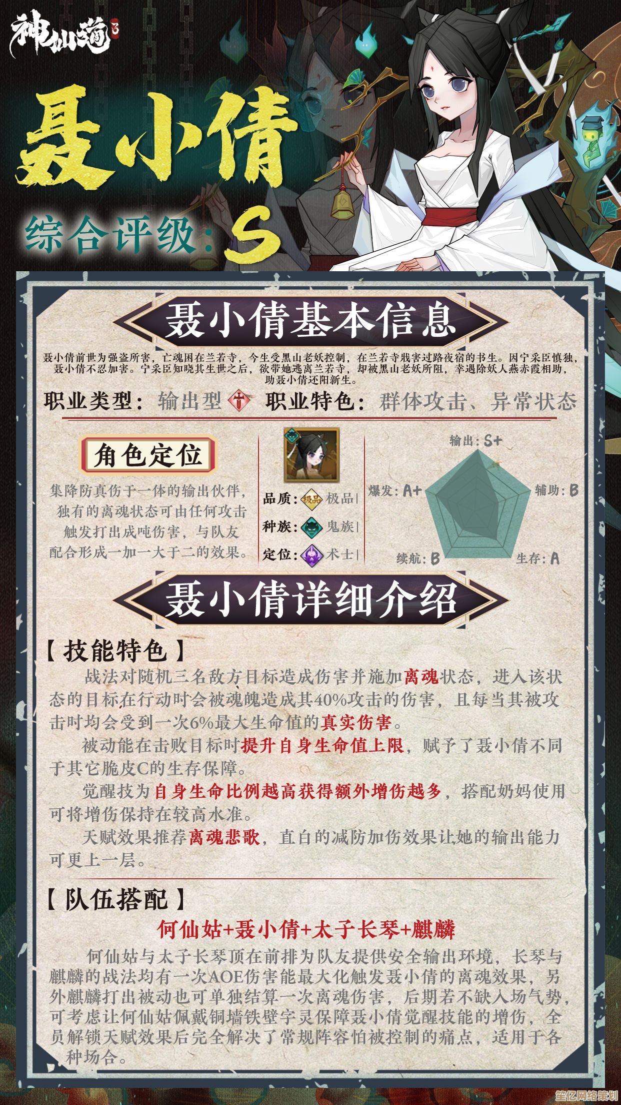 2025聂小倩全技能解析与实战阵容搭配推荐攻略