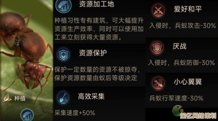 小小蚁国科技树全攻略2025：高效提升蚁群战力与巢穴防御技巧