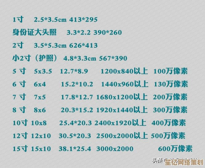 二寸照片尺寸标准详解：厘米单位换算与实际应用指南