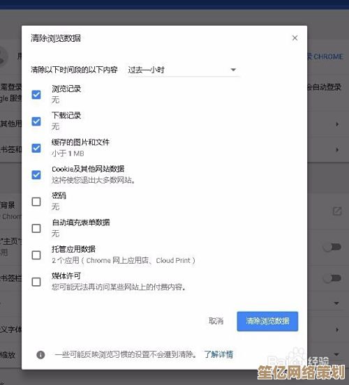 谷歌浏览器缓存清理步骤详解，快速释放磁盘空间