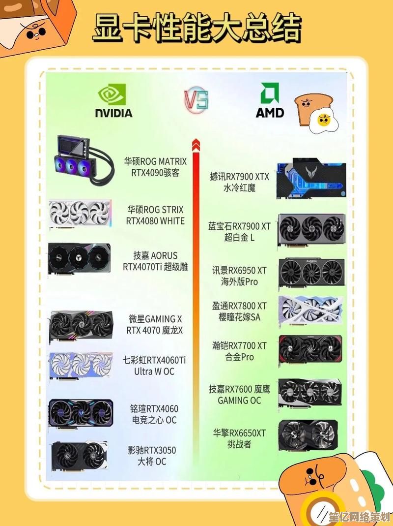 八月显卡天梯图更新：游戏与设计用户必看选购指南