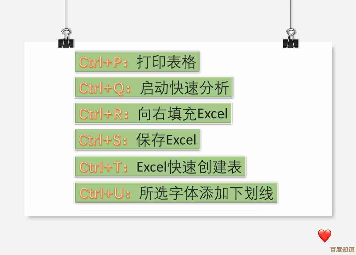 提升办公效率必备：Excel快捷键30招实用技巧详解