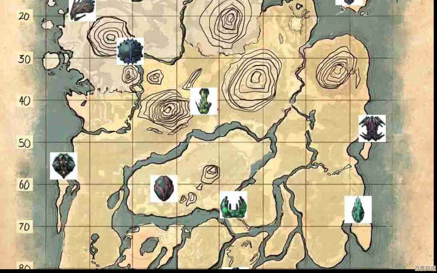我在方舟生存进化绕地图找黑曜石，哪个矿洞常出产多点