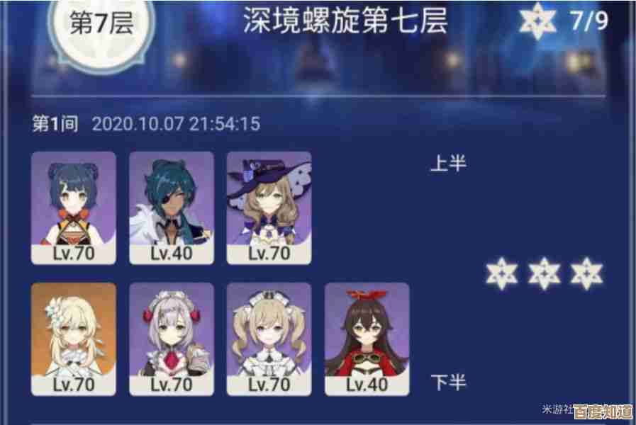 原神深境螺旋满星路线和思路分享，简陋实测打法、注意点和省时小技巧，差不多就这样