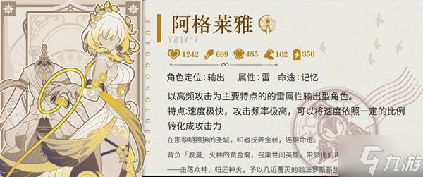 阿格莱雅属性深度拆解,天赋和被动看起来有点怪…