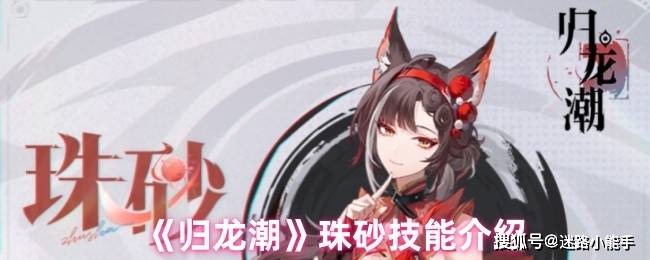 珠砂技能在归龙潮怎么搭配才稳?伤害加点与技巧,懒人向