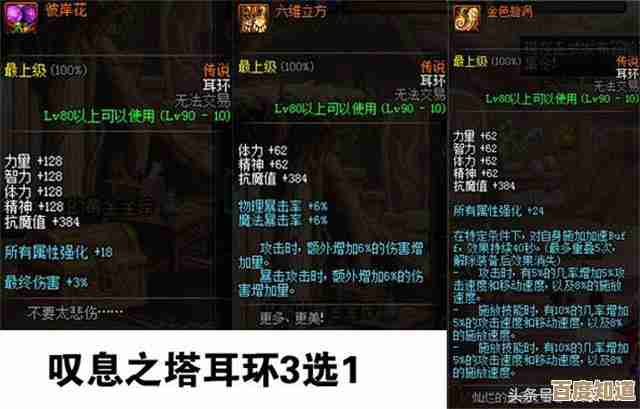 dnf鬼泣耳环到底选哪个，平民和氪佬的取舍和实战感受…