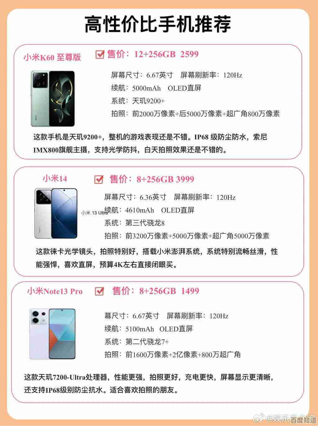 高性价比手机精选:预算有限也能享受旗舰体验