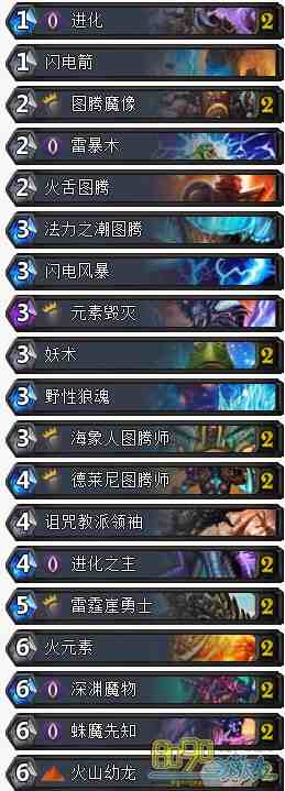 《炉石传说》多系进化萨卡组推荐,这套费不高玩法有点骚,实战还得. 《炉石传说》多系进化萨卡组推荐,这套费不高玩法有点骚,实战还得.