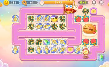 保卫萝卜4梁波波带祝秋秋混第28关，卡位套路实测别慌