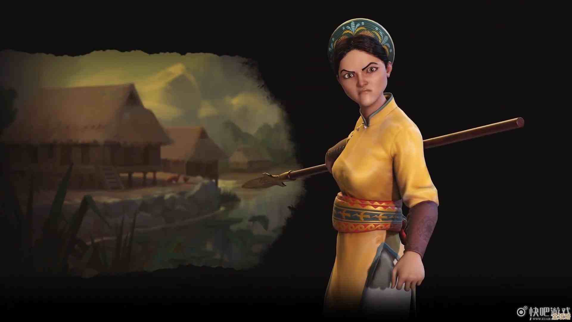 文明6里越南领袖赵夫人怎么玩，开局到底该拐宗教还是先扩张…