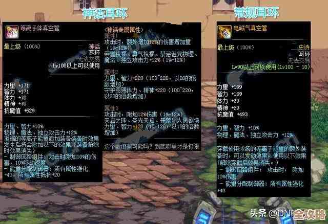 dnf115级装备哪套最强？先看核心词条和职业适配，给个懒人选法吧