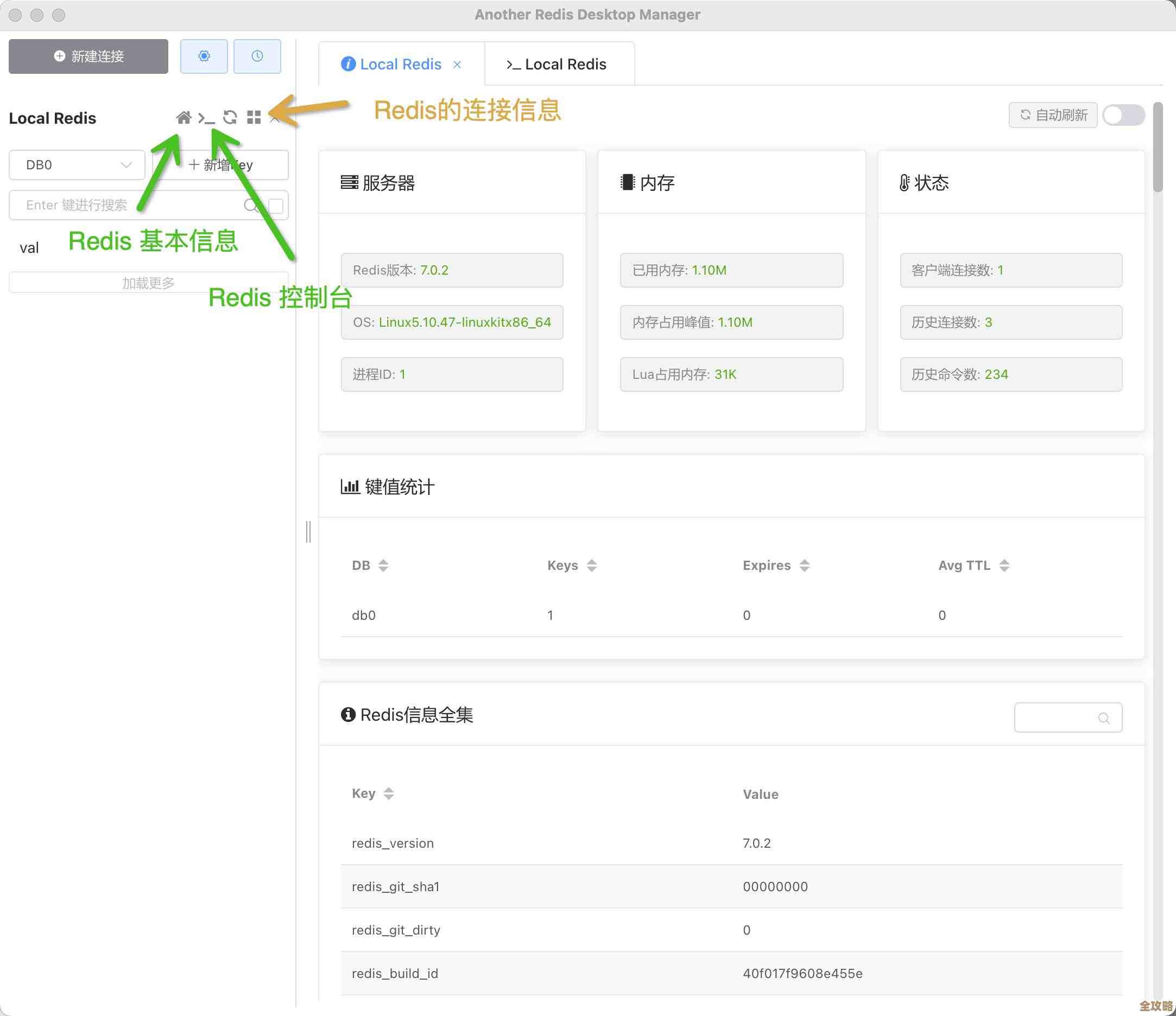 用Redis搭个集群管理的可视化工具，方便看状态和操作啥的