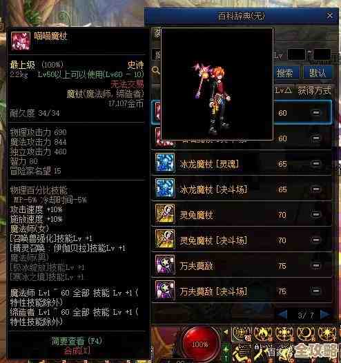 《地下城与勇士：起源》里鲁乌格的伏虎魔杖属性都写哪了，顺手看了下