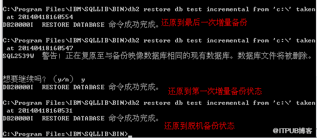 DB2增量备份怎么做还原还有前滚恢复那些事儿讲解一下