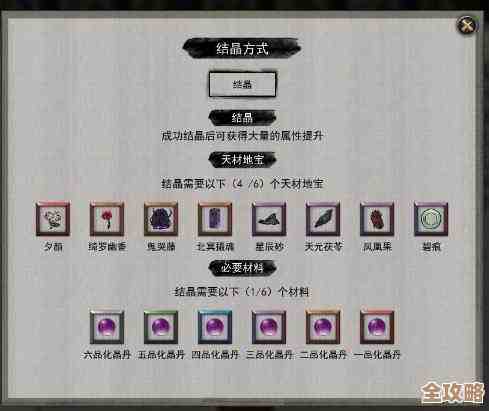 关于鬼谷八荒手游结晶的那些隐藏属性和培养思路，随便说说