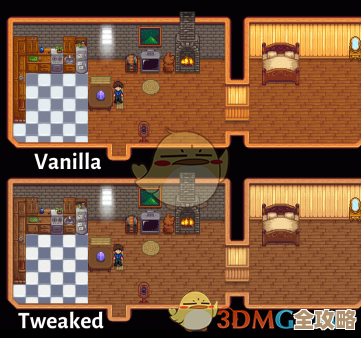 星露谷物语室内地板选哪个好看啊，想换但纠结