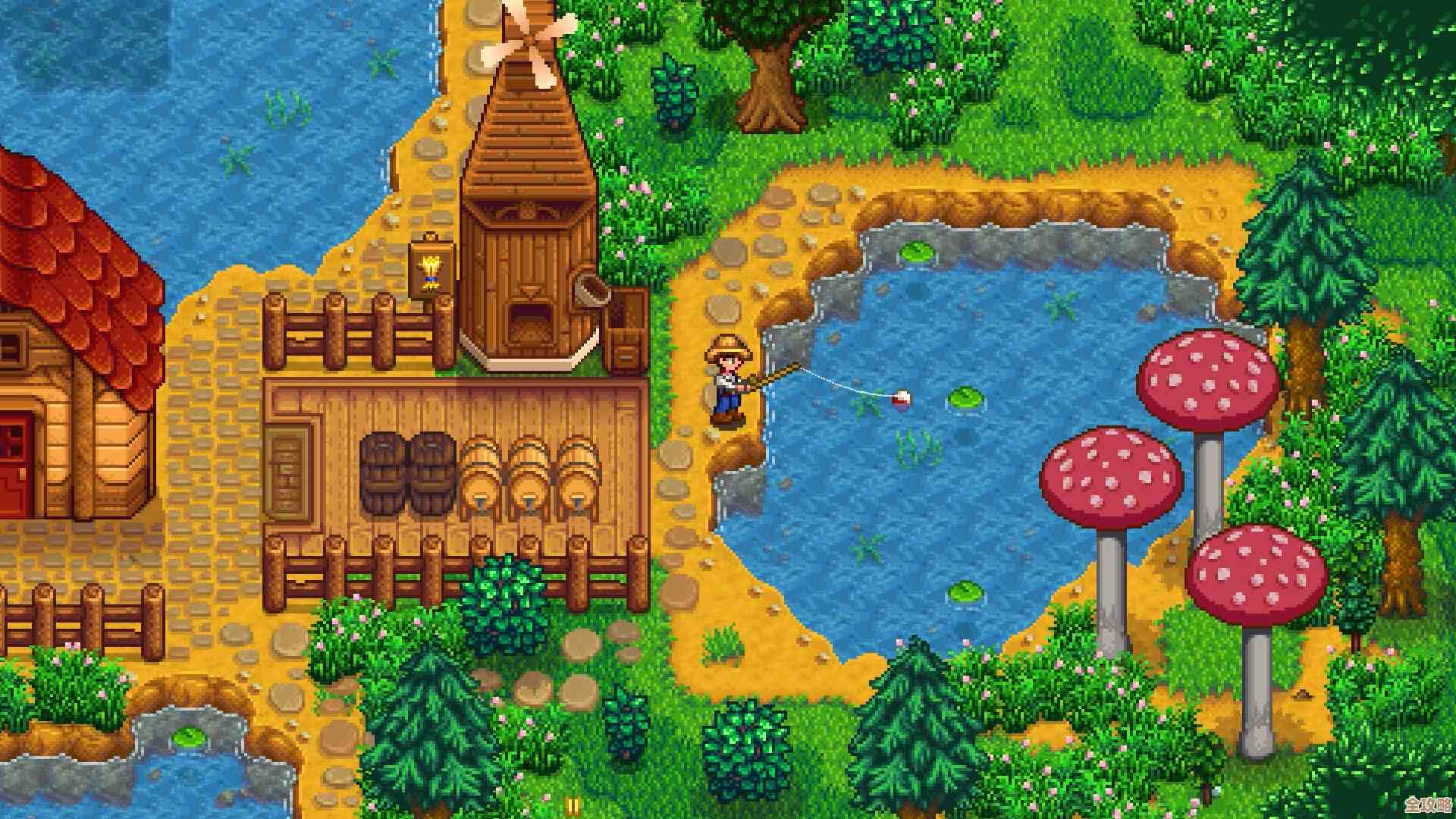 星露谷物语各种农村大小差别讲讲，哪块地更能种得开？