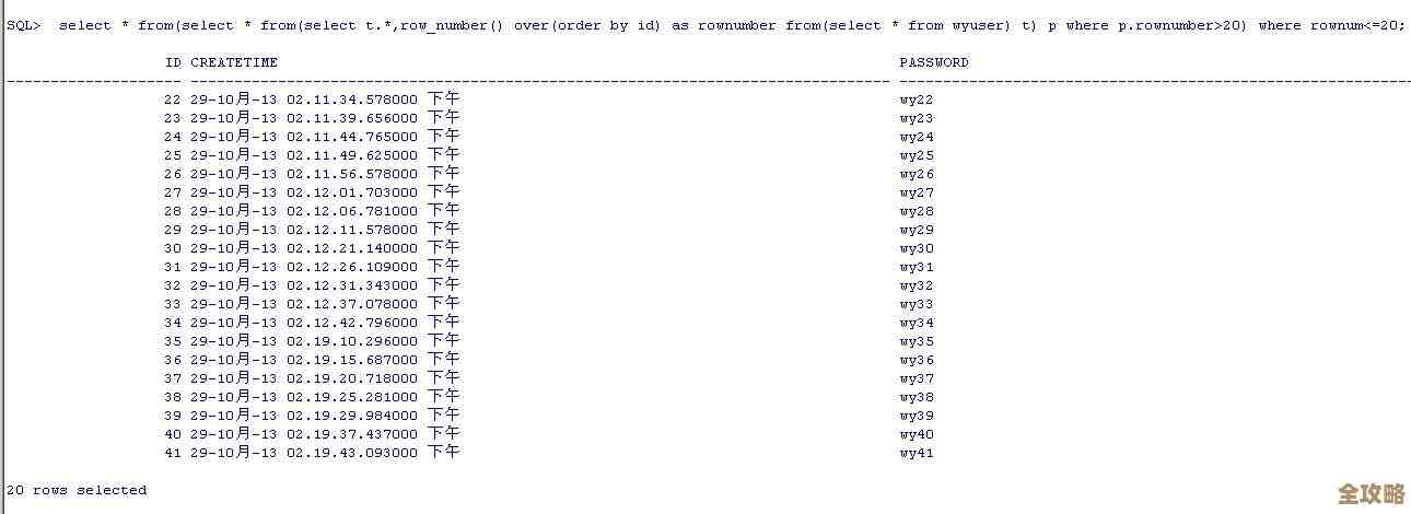 Oracle里多条件分页查询存储到底怎么搞才顺手点呢？