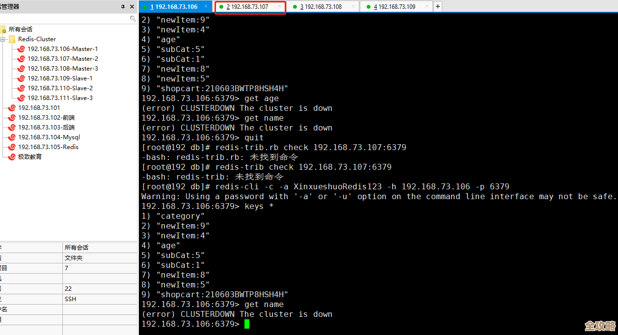 Redis集群里单台挂了，整个集群就失效了，这种情况咋整才好呢